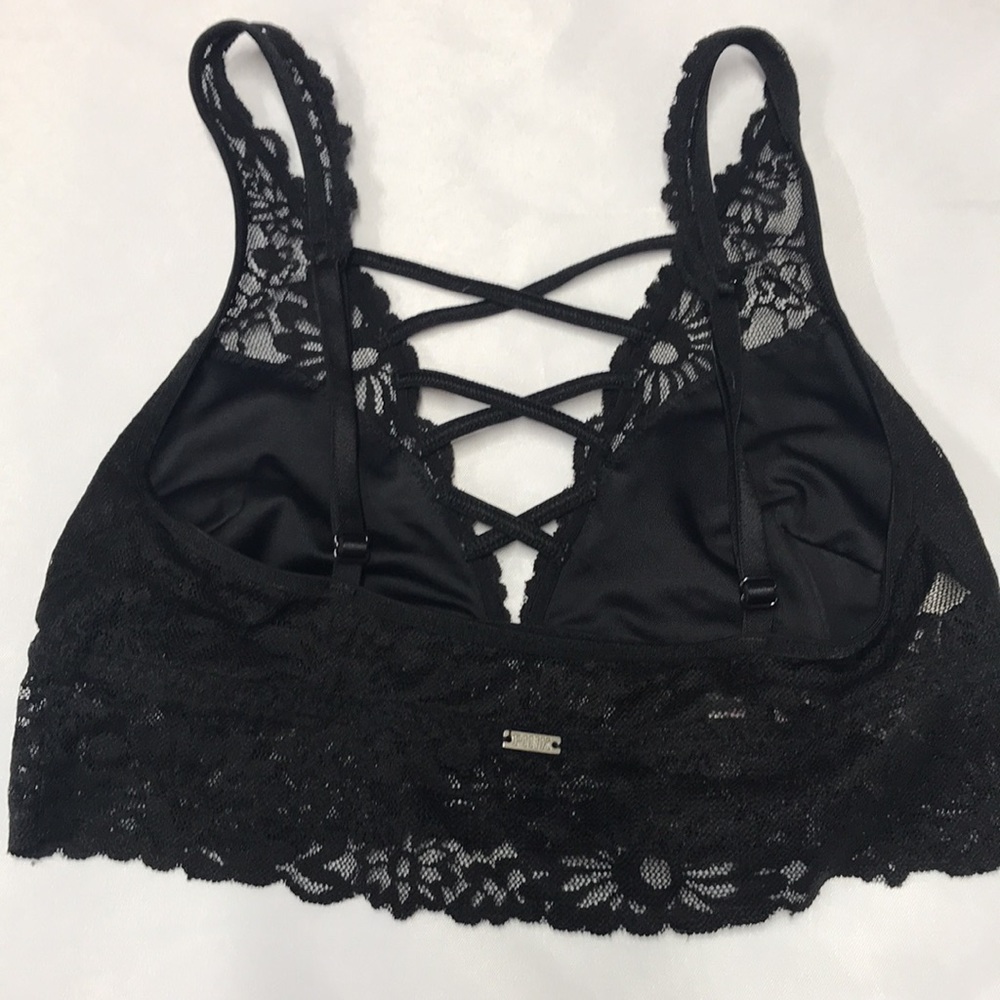 PINK Lace Bralette - Picture 5 of 7